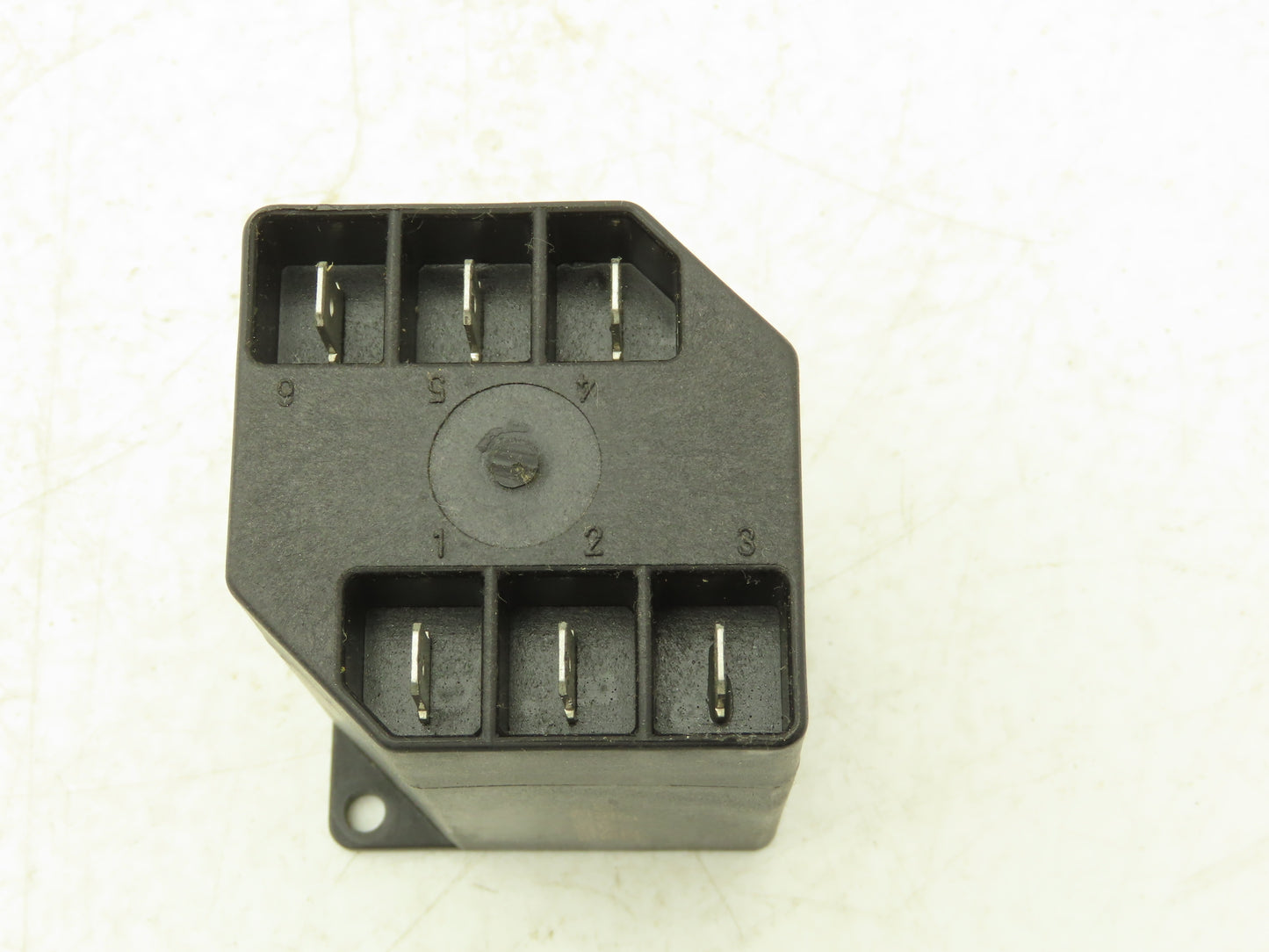 AEG 763-607-060/00 Ignition Transmitter 6 Terminal Has One Mounting Tab Missing