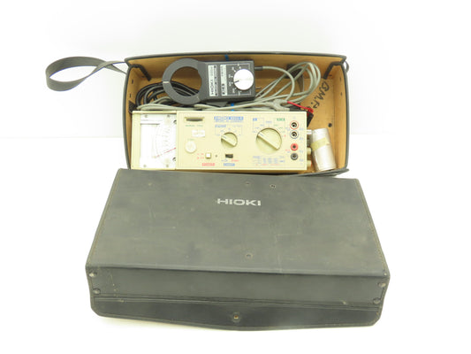 Hioki 8203-4 Micro Hi Corder Clamp Meter 120/240/480V Range 120VAC/12VDC Input