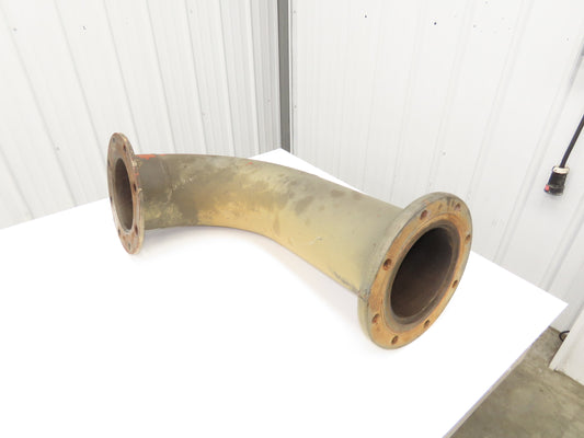 8" 90° Pipe Elbow ANSI 8" 150 Flange 27-1/2" x 15"
