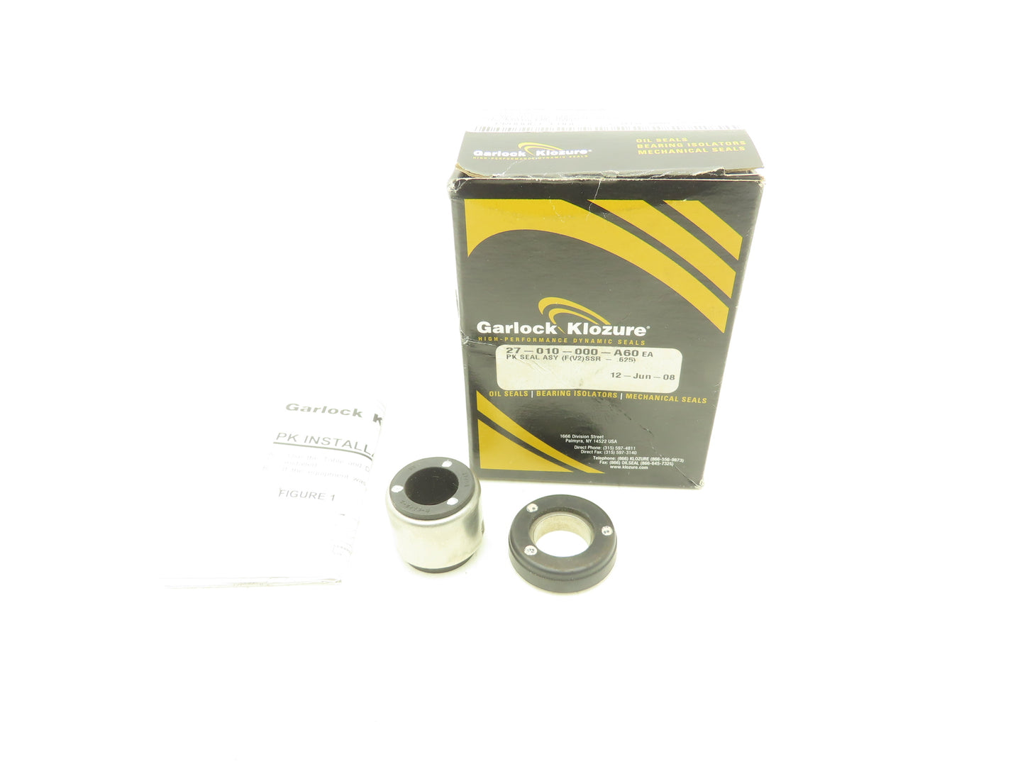 Garlock Klozure 27-010-000-A601 .625" PK Mechanical Seal 5/8" Shaft