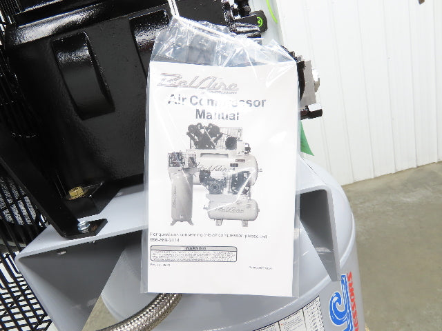 BelAire BA Reciprocating Air Compressor 23CFM 7.5HP 230V 1Ph 80 Gal