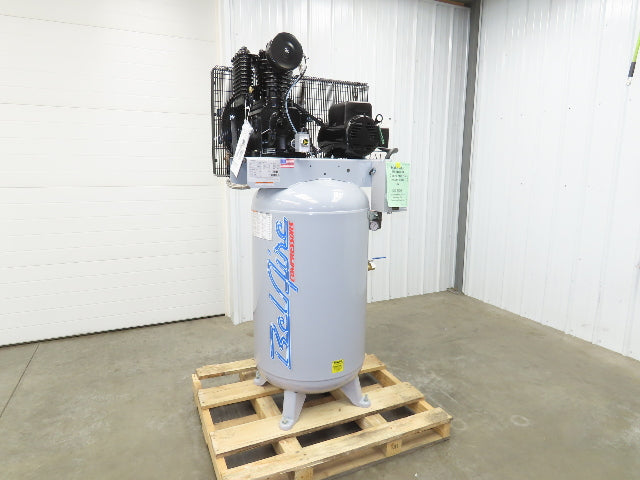 BelAire BA Reciprocating Air Compressor 23CFM 7.5HP 230V 1Ph 80 Gal
