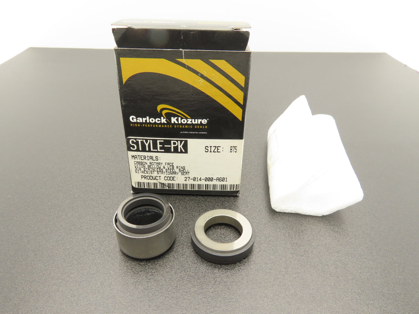 Garlock Klozure 27-014-000-A601 .875" PK Mechanical Seal 7/8" Shaft