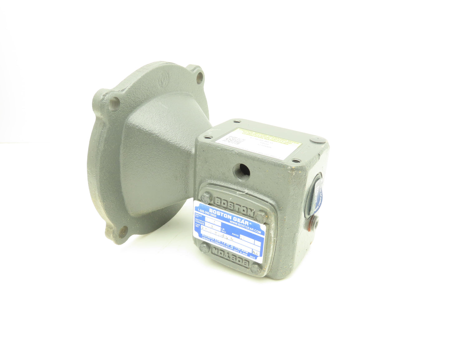 Boston Gear F710-50-B5-G Worm Gearbox 50:1 Reducer 0.15Hp 35rpm 56C LH Output