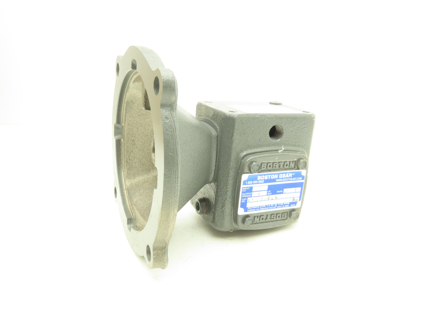 Boston Gear F710-50-B5-G Worm Gearbox 50:1 Reducer 0.15Hp 35rpm 56C LH Output