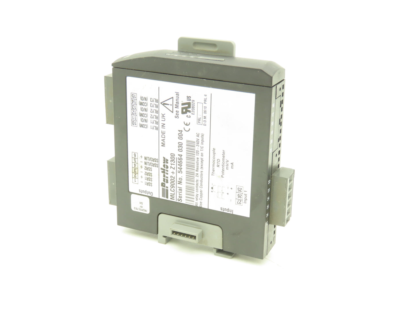 Parlow MLC9002+Z1300 Multi-Loop RTD Control Module 120-240VAC