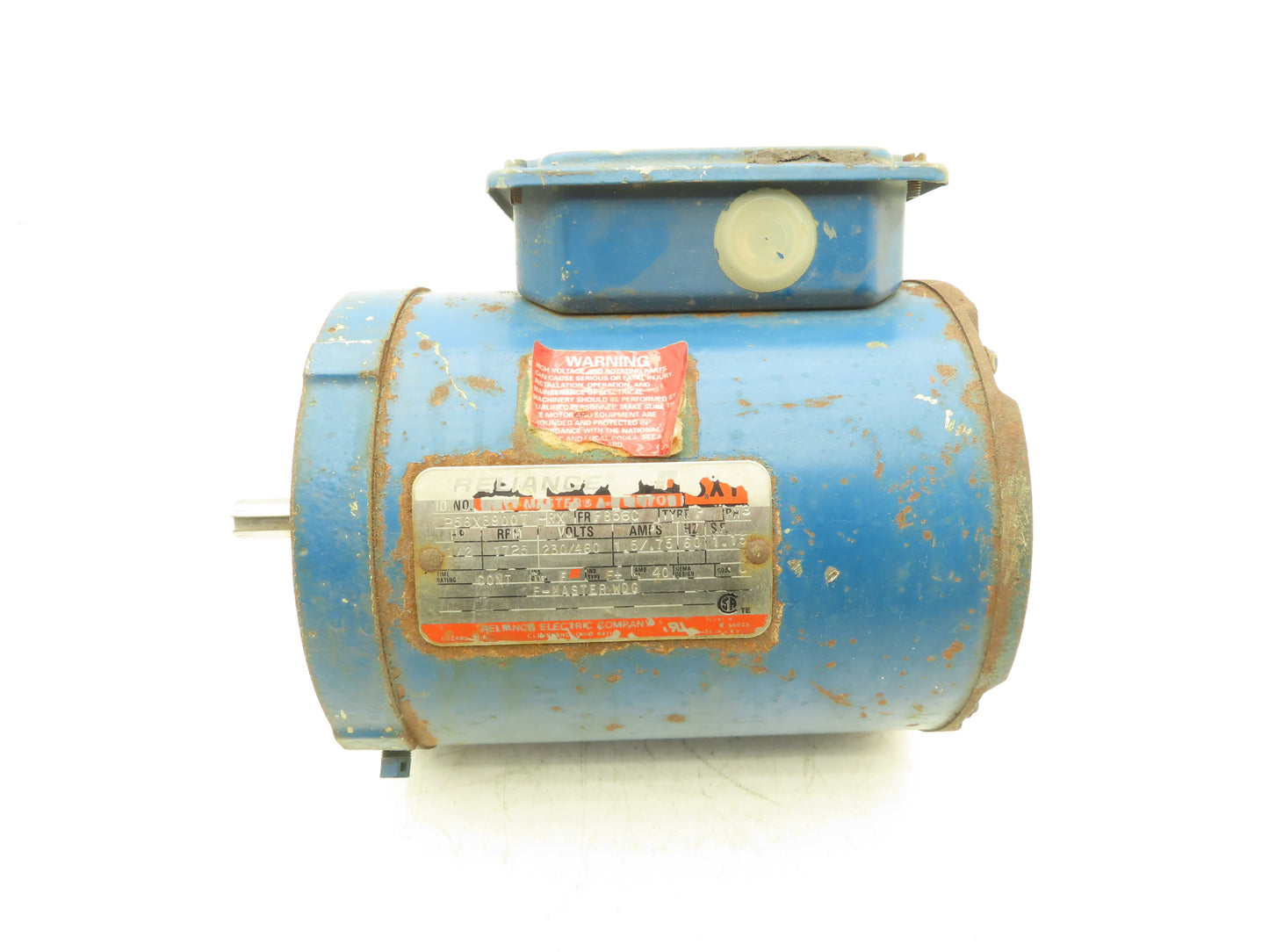 Reliance P56X3900T-RX SXT AC Motor 1/2Hp 1725 RPM 230/460V 3PH 56C