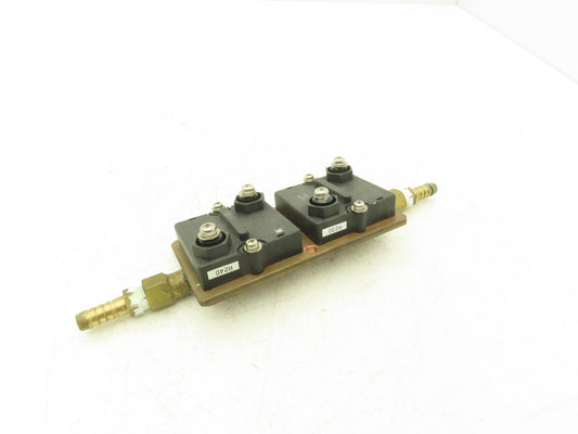 FPA/600 5R1J Copper Water Block W 2 Thick Film Chassis Mount 600W Resistors