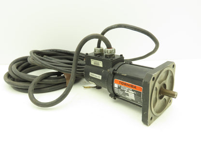 Toshiba RA10M AC Servo Motor 200W 3000 RPM 14mm Shaft