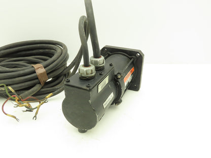 Toshiba RA10M AC Servo Motor 200W 3000 RPM 14mm Shaft