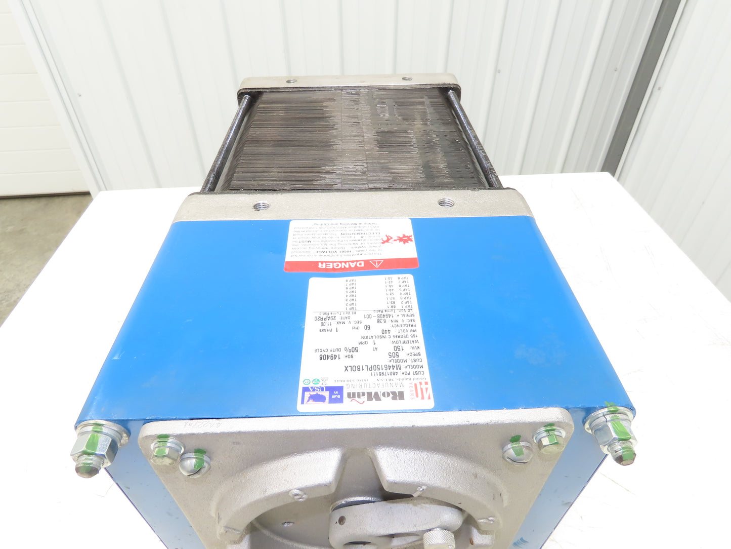 RoMan M446150PL1BOLX Spot Welding Transformer Power Supply 150KVA 1PH 440V 1GPM
