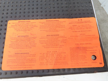 STI 74005-4812 Rubber Safety Floor Mat Pressure Switch 48X12" Ser UM UM4812