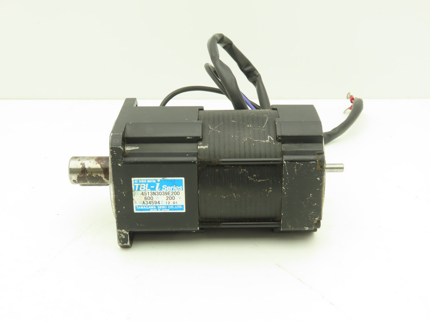 Tamagawa Seiki 4513N3039E200 TBL-i Ser AC Servo Motor 200V 1PH 600W