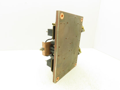 Water Cooling Block Solid Copper Base CPUs Resistors 1/4"NPT Fittings 2 Circuits