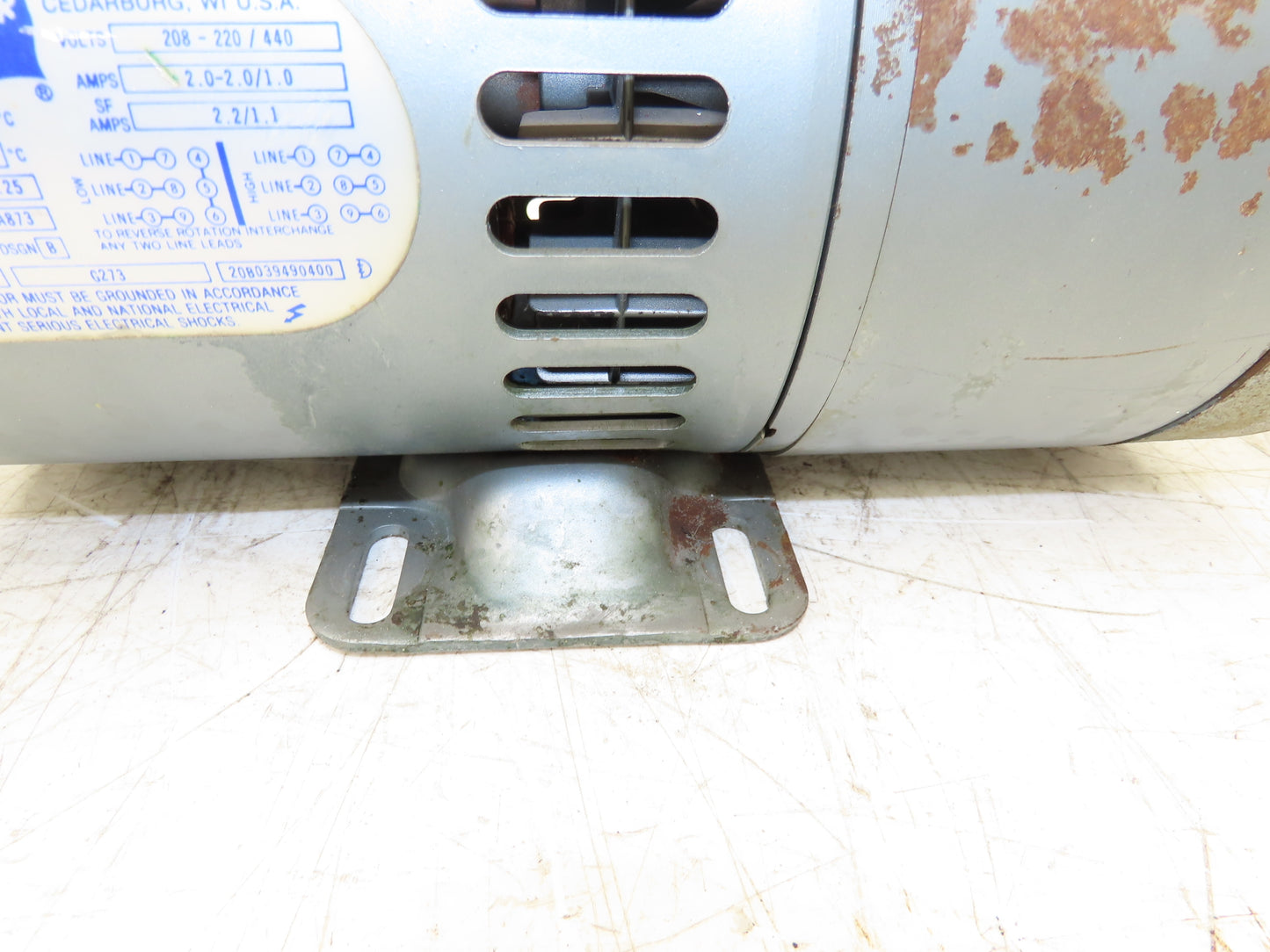 Gast Doerr 0822-V103-G273 Compressor Vacuum Pump 1/2Hp 230/460V 3PH 3/8"NPT