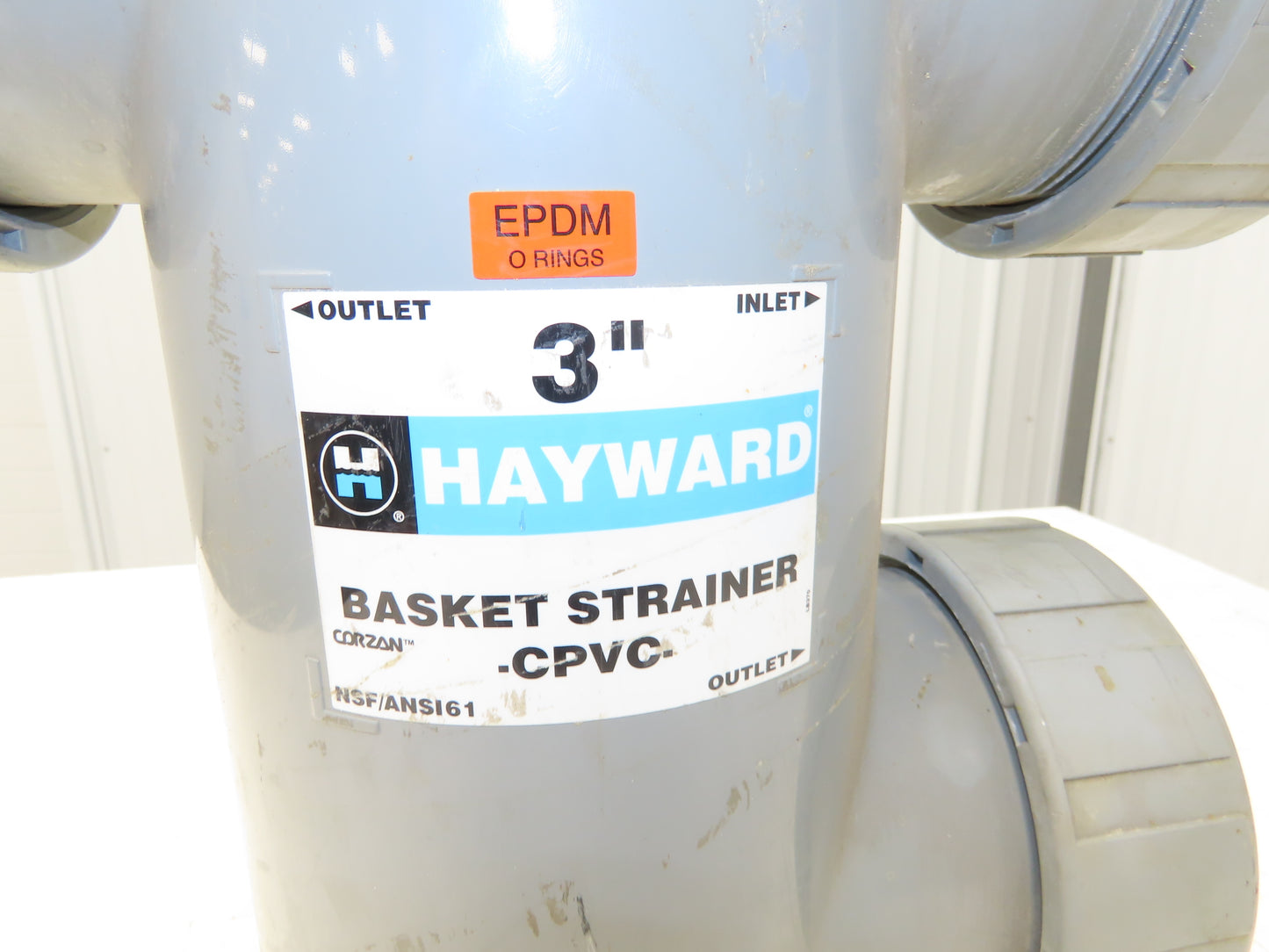 Hayward SB2300 3" CPVC Simplex Basket Strainer DN80 Housing Only No Screen