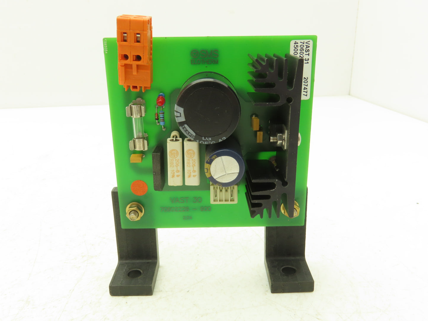 SMS Elotherm VAST 31 207477 Printed Circuit Board W Heat Sink