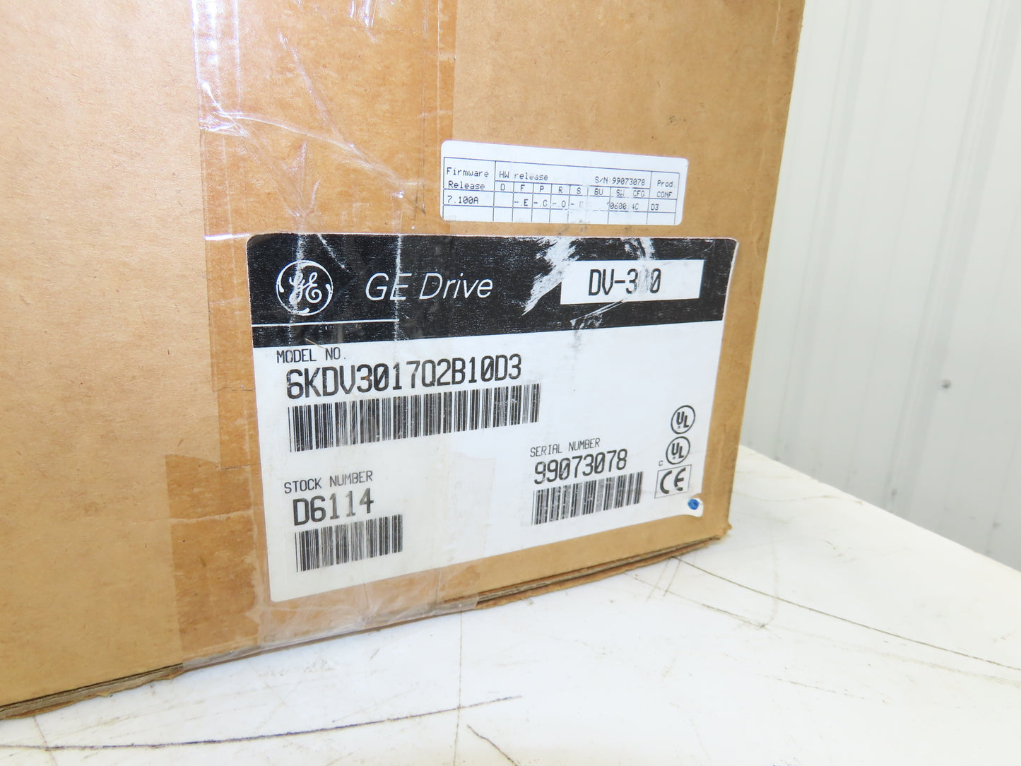General Electric DV-300 DC Drive 480VAC 3Ph Input 580VDC Output