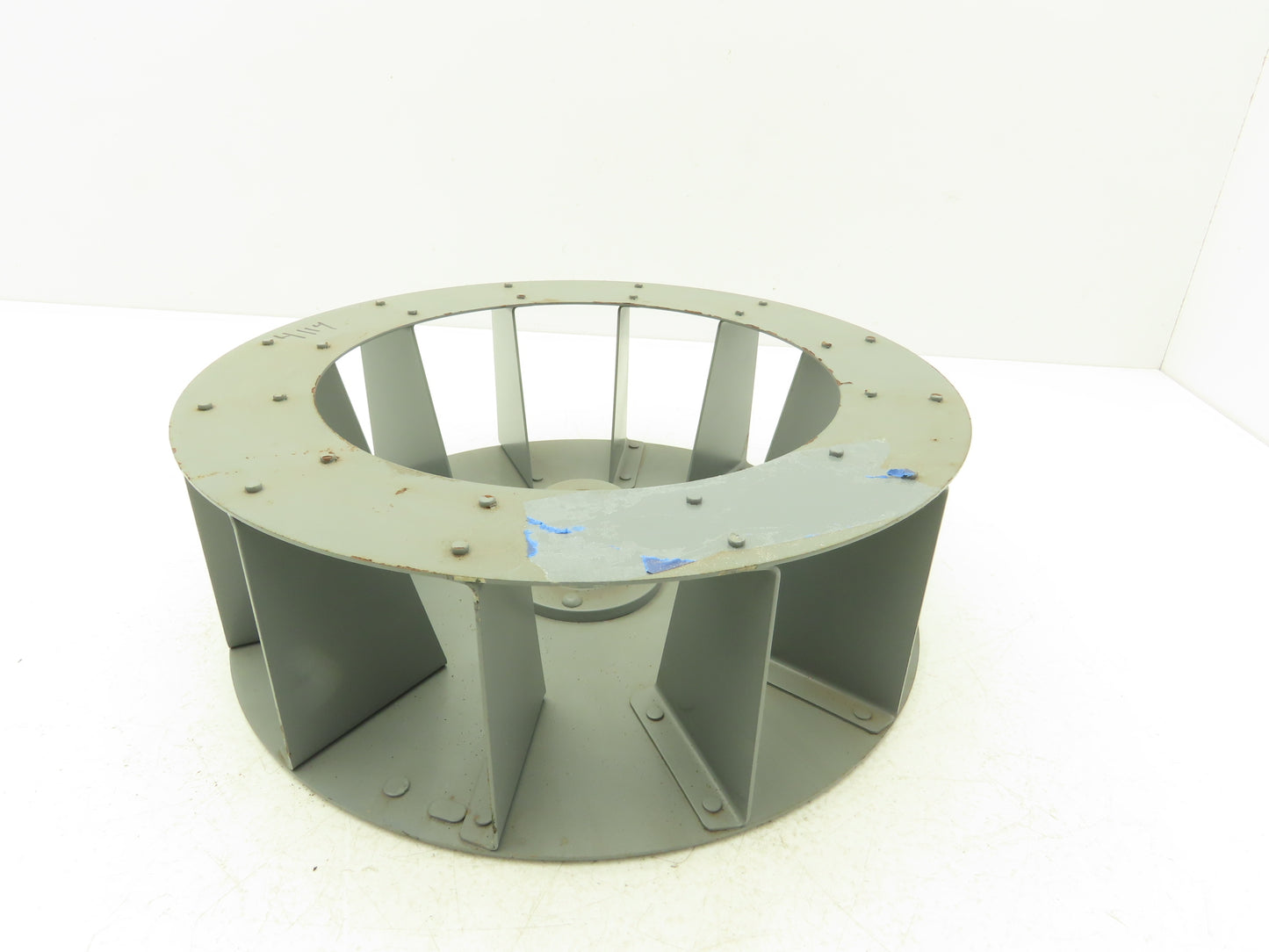 Backward Inclined Blower Wheel Centrifugal Impeller 12" Dia. x 4" Mild Steel