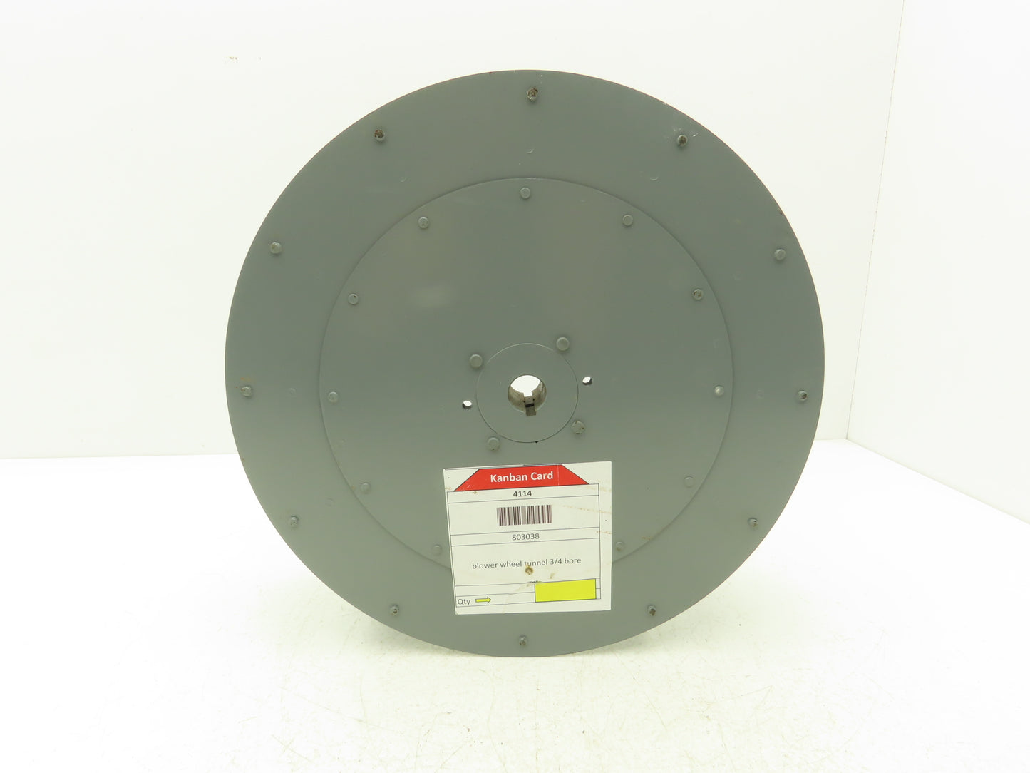 Backward Inclined Blower Wheel Centrifugal Impeller 12" Dia. x 4" Mild Steel