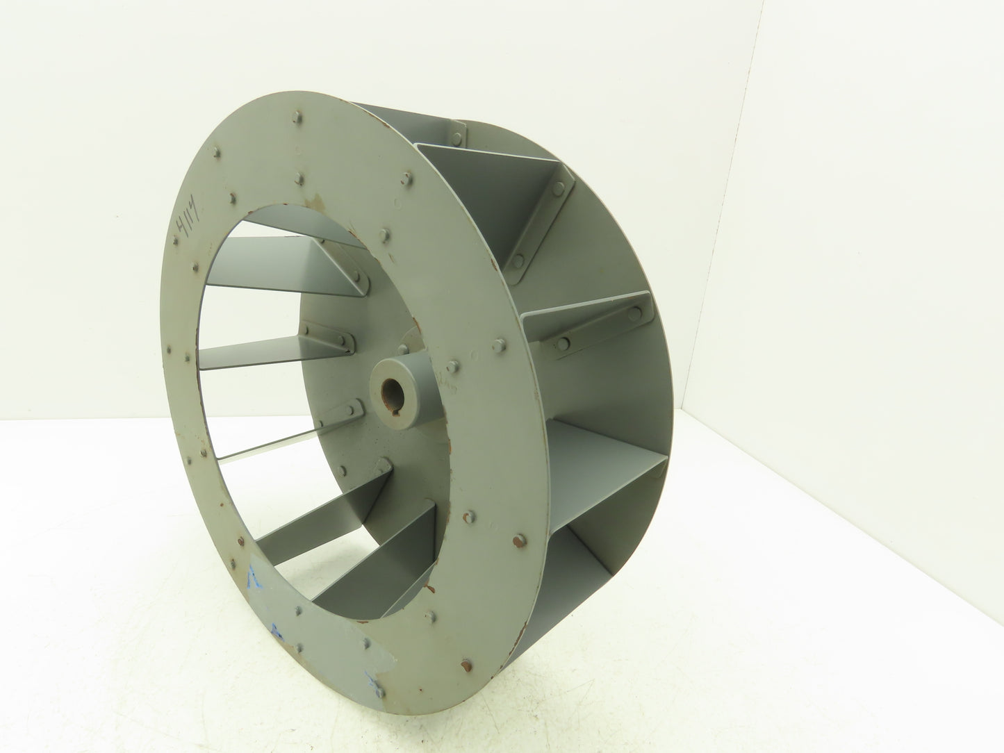 Backward Inclined Blower Wheel Centrifugal Impeller 12" Dia. x 4" Mild Steel