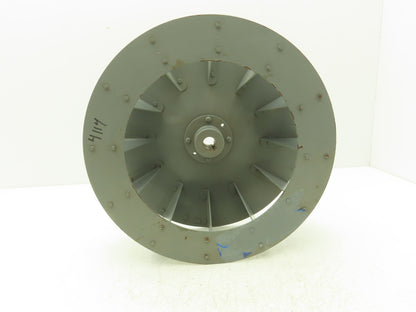 Backward Inclined Blower Wheel Centrifugal Impeller 12" Dia. x 4" Mild Steel