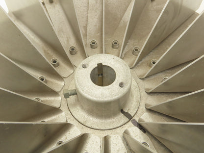 Eclipse Backward Inclined Blower Wheel Impeller 13-1/2" Dia. x 4-1/2" Aluminum