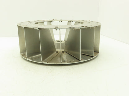 Eclipse Backward Inclined Blower Wheel Impeller 13-1/2" Dia. x 4-1/2" Aluminum