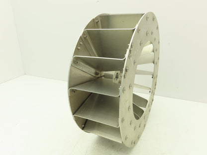 Eclipse Backward Inclined Blower Wheel Impeller 13-1/2" Dia. x 4-1/2" Aluminum