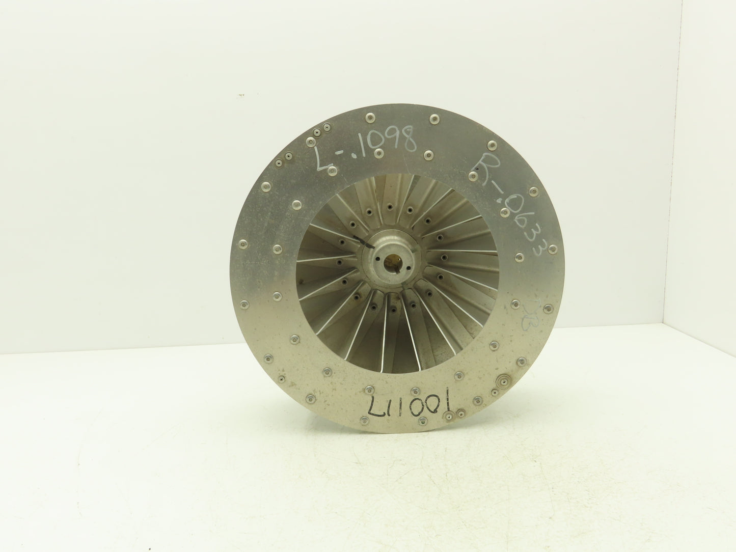 Eclipse Backward Inclined Blower Wheel Impeller 13-1/2" Dia. x 4-1/2" Aluminum