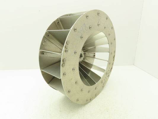 Eclipse Backward Inclined Blower Wheel Impeller 13-1/2" Dia. x 4-1/2" Aluminum
