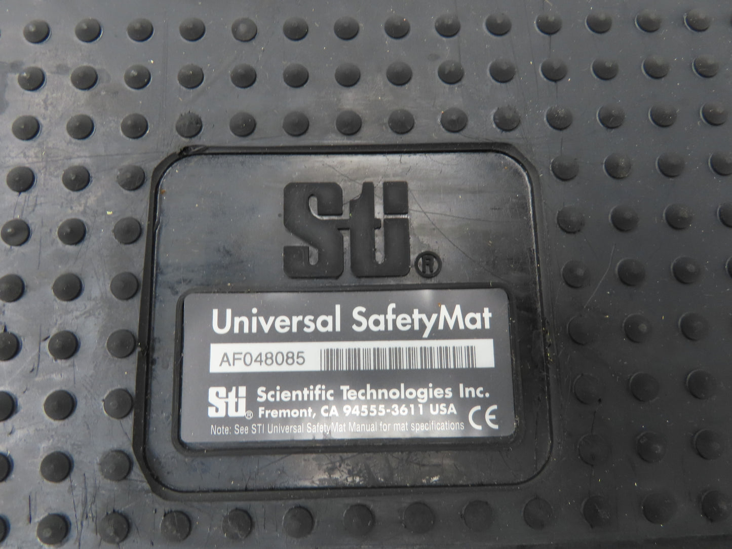 STI 74005-4848 Rubber Safety Floor Mat Pressure Switch 48X48" Ser UM UM4848-