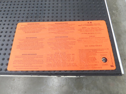 STI 74005-4848 Rubber Safety Floor Mat Pressure Switch 48X48" Ser UM UM4848-
