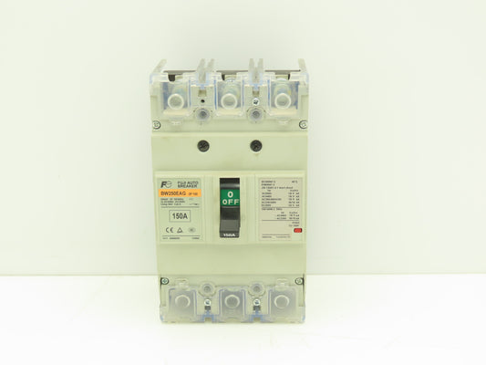 Fuji Electric BW250EAG-3P150 Auto Circuit Breaker 3-Pole 150A 600VAC