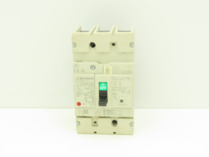 Mitsubishi NV125-SVU3075 Earth Leakage Circuit Breaker 3-Pole 75A 120-480VAC