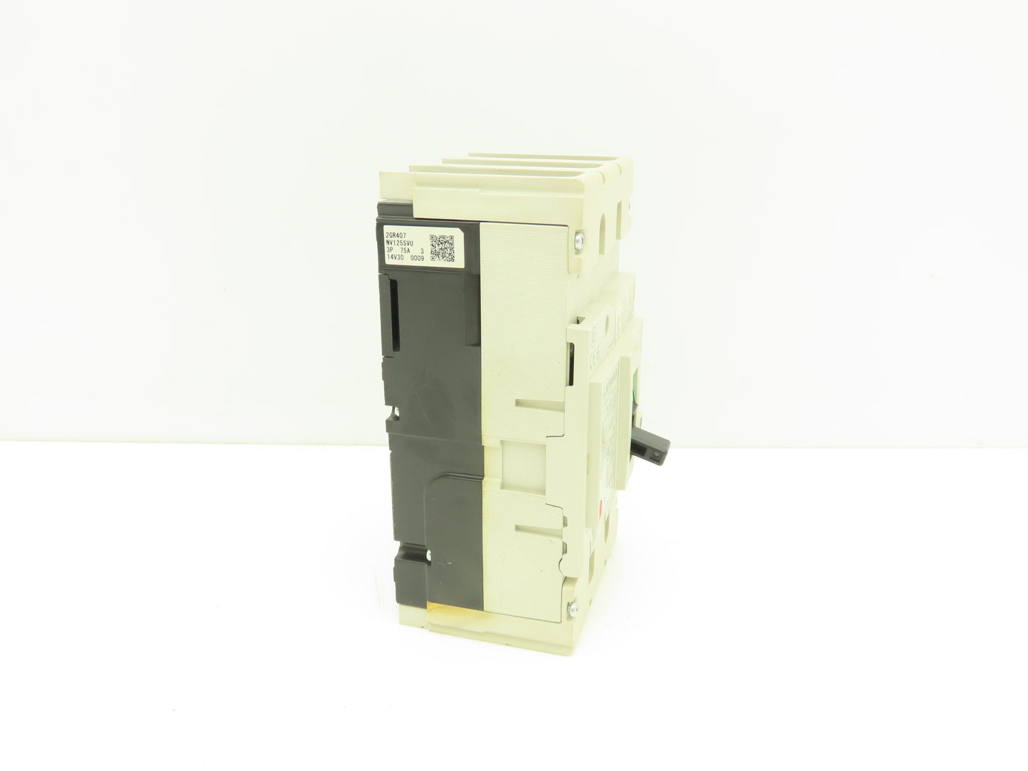 Mitsubishi NV125-SVU3075 Earth Leakage Circuit Breaker 3-Pole 75A 120-480VAC