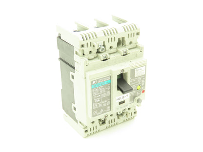 Fuji Electric EW50RAGU-3P015 Earth Leakage Circuit Breaker 3-Pole 15A 100-440VAC