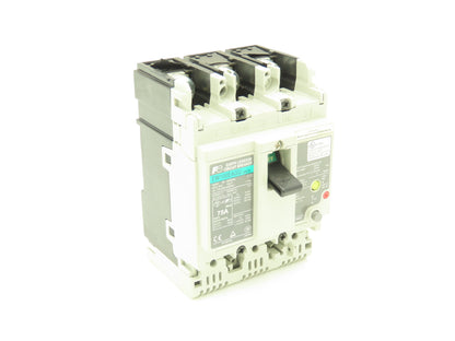 Fuji Electric EW100EAGU-3P075 Earth Leakage Circuit Breaker 3-Pole 75A 100-440V