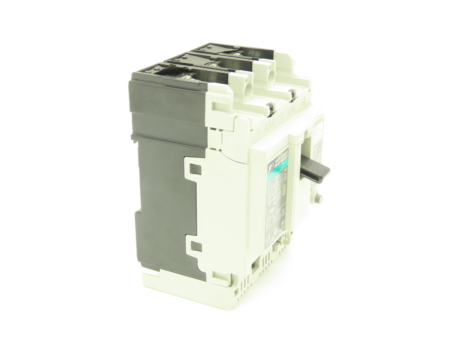 Fuji Electric EW100EAGU-3P075 Earth Leakage Circuit Breaker 3-Pole 75A 100-440V