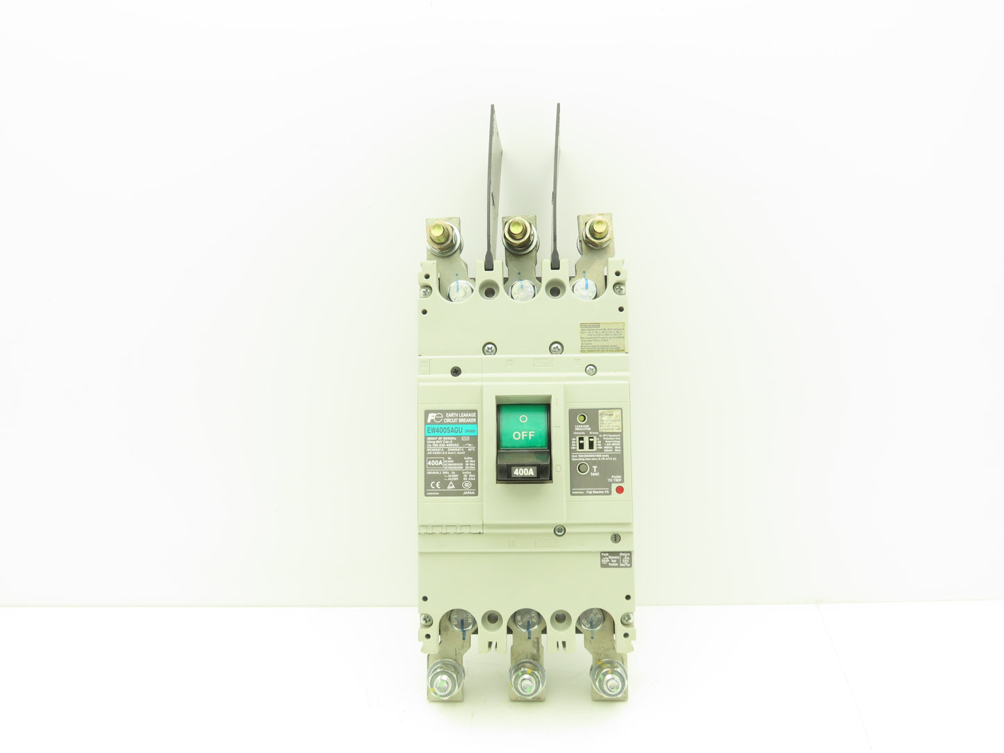 Fuji Electric EW400SAGU-3P400 Earth Leakage Circuit Breaker 3-Pole 400A 100-440V