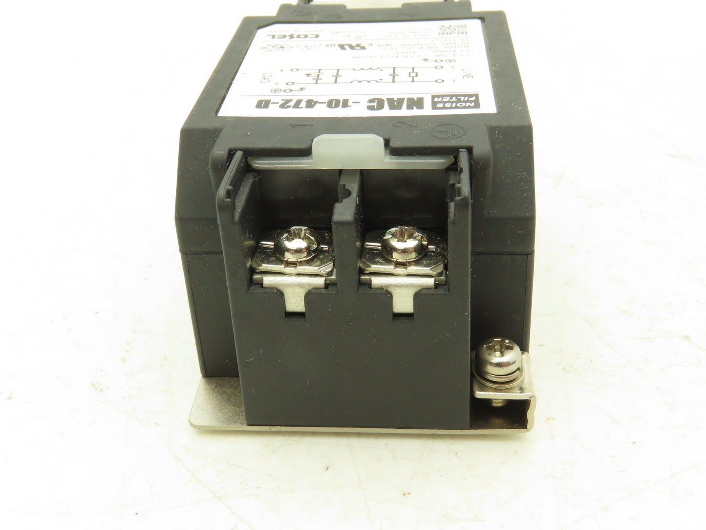 Cosel NAC-10-472-D Noise Filter 250V 10A TV2500VAC 1 MIN 2 Pole Lot of 4