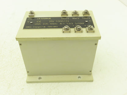 Sangl MV1000/24 Power Transformer 40 VA 0.35-10kHz KL1 1.2/3 5/10kV