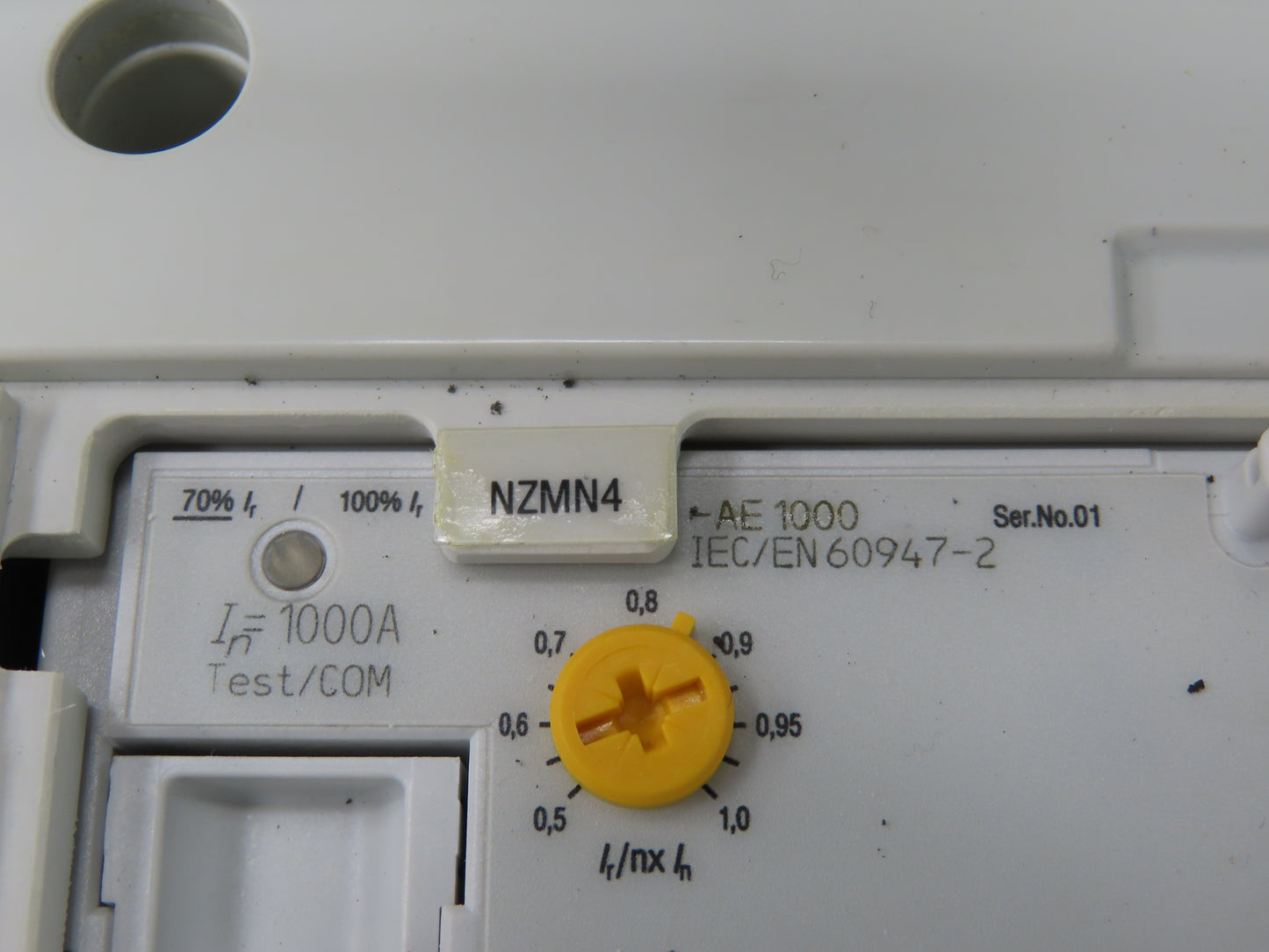 Eaton Moeller NZMN4-AE1000 Circuit Breaker 3-Pole 1000A 690VAC Rotary Handle