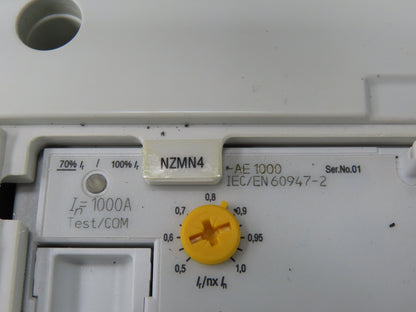Eaton Moeller NZMN4-AE1000 Circuit Breaker 3-Pole 1000A 690VAC Rotary Handle