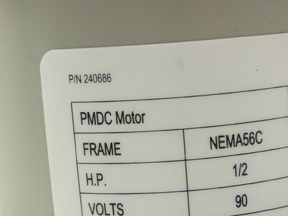 MD03AL Permanent Magnet DC Motor 90V 1/2Hp 1750 RPM 5 Amp 56C C-Face