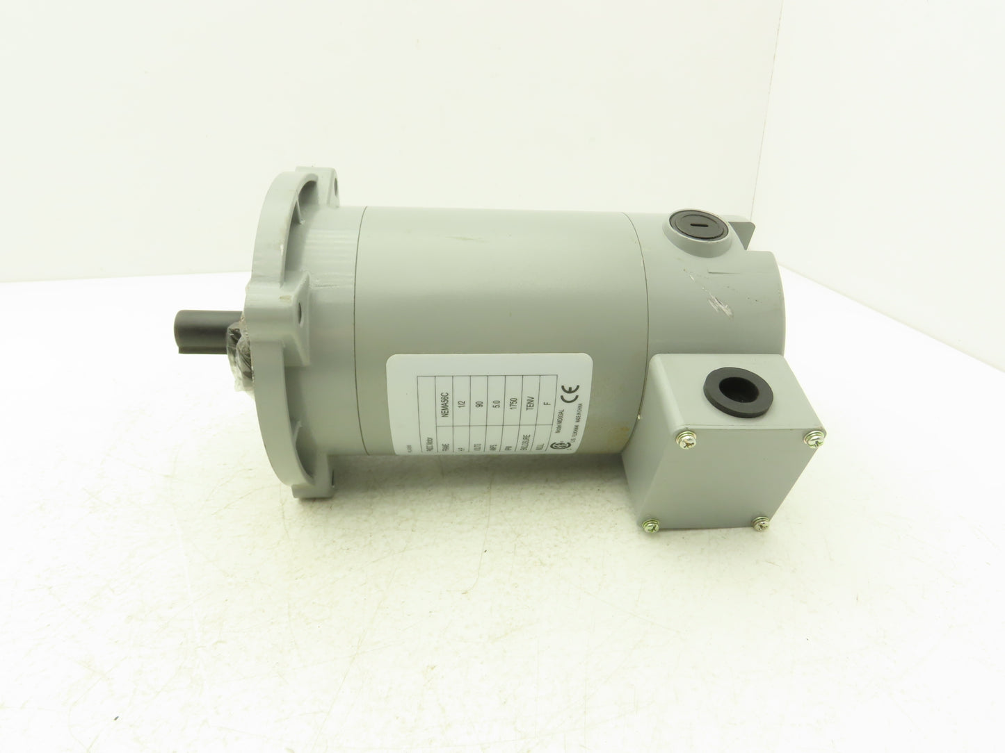 MD03AL Permanent Magnet DC Motor 90V 1/2Hp 1750 RPM 5 Amp 56C C-Face