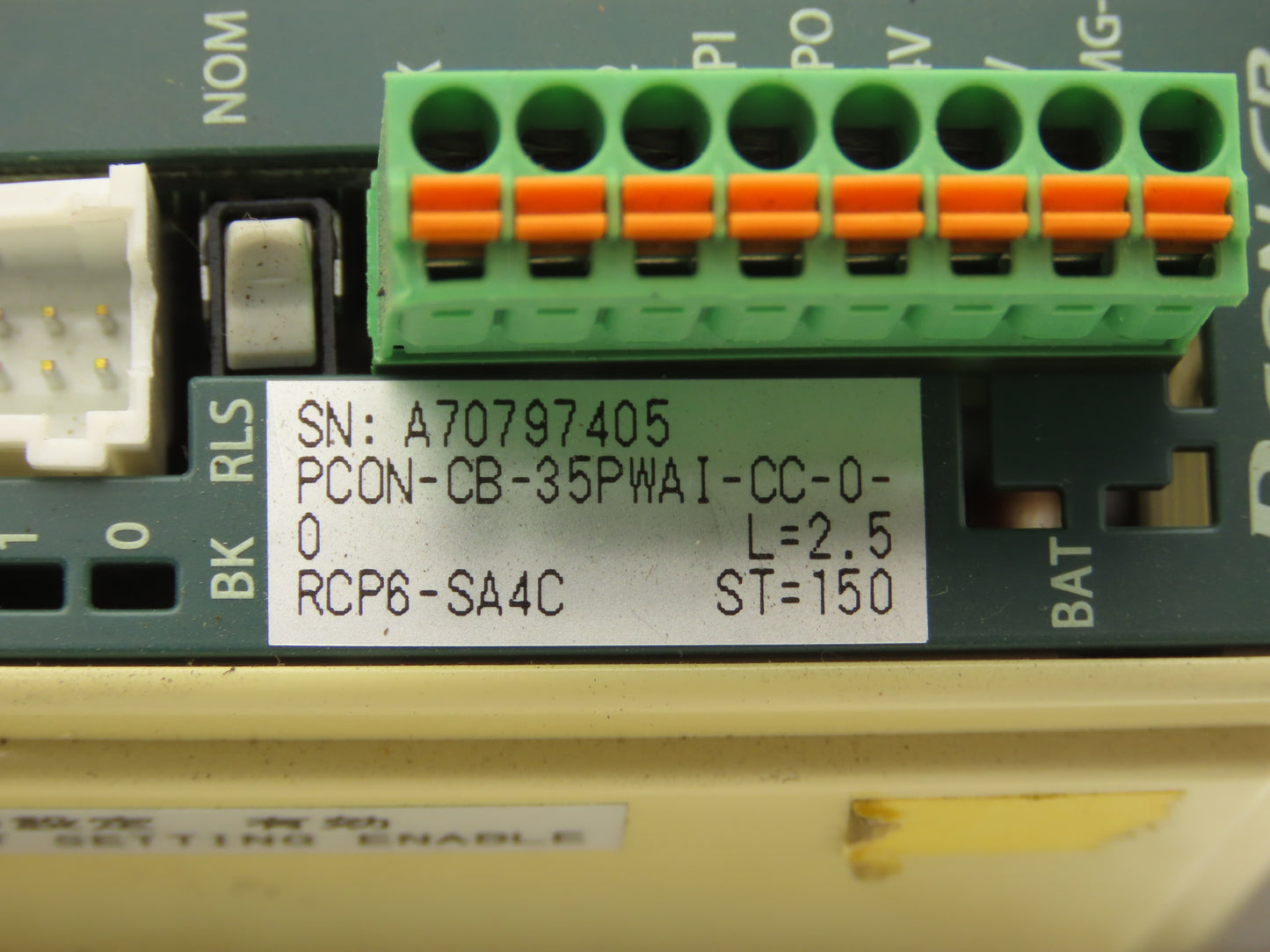 IAI PCON-CB-35PWAI-CC-0-0 ROBO Cylinder Position Controller PowerCON 150 24VDC