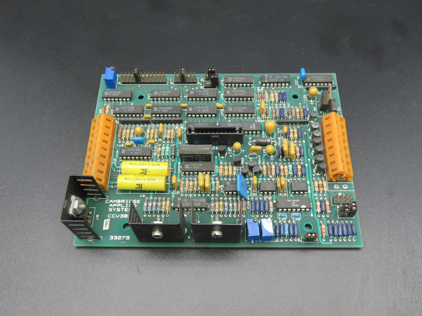 Cambridge Applied Systems CCV300I Viscosity Temperature Display Circuit Board