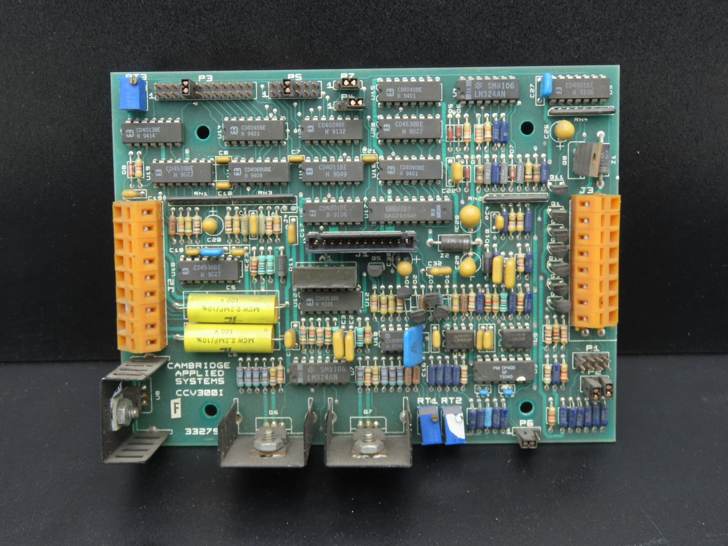 Cambridge Applied Systems CCV300I Viscosity Temperature Display Circuit Board