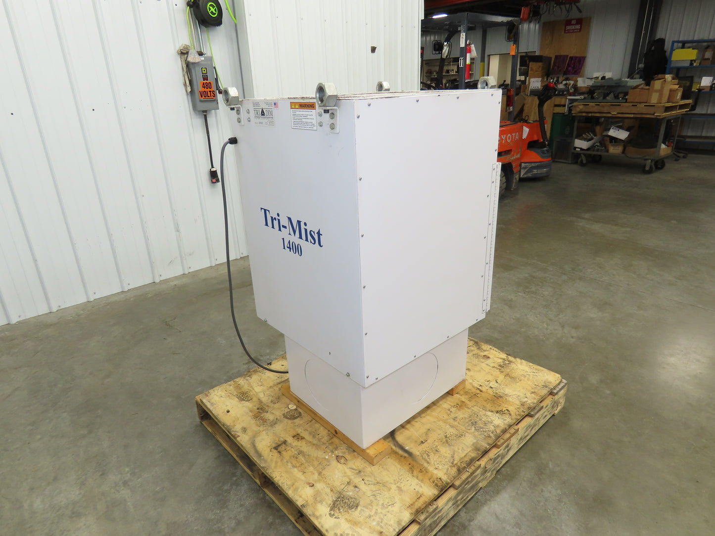 Tri Mist 1400 Industrial Mist Smoke Collector Air Cleaner Overhead No Filters
